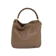 Gucci Vintage Pre-owned Laeder handvskor Beige, Dam