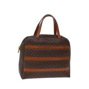 Celine Vintage Pre-owned Laeder handvskor Brown, Dam