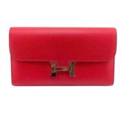 Hermès Vintage Pre-owned Laeder plnbcker Red, Dam