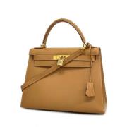 Hermès Vintage Pre-owned Laeder handvskor Brown, Dam