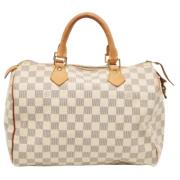 Louis Vuitton Vintage Pre-owned Canvas louis-vuitton-vskor White, Dam