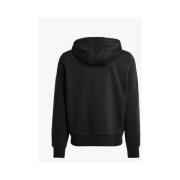 Parajumpers Svart huva tröja Space Fleece Black, Herr