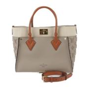 Louis Vuitton Vintage Pre-owned Laeder handvskor Beige, Dam