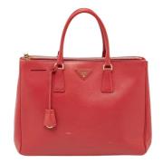 Prada Vintage Pre-owned Laeder prada-vskor Red, Dam