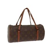 Louis Vuitton Vintage Pre-owned Canvas handvskor Brown, Dam