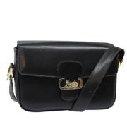 Celine Vintage Pre-owned Laeder axelremsvskor Black, Dam