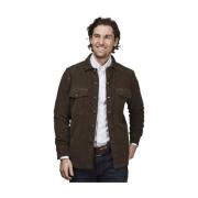 Hansen & Jacob Corduroy Noxus Overshirt - Brun Brown, Herr