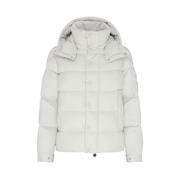 Moncler Maya Kort Dunjacka - Grå Gray, Dam