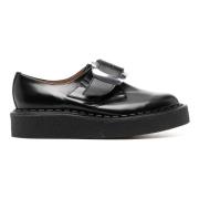 Comme des Garçons Svarta Spänn Monk Skor Black, Herr