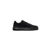 Calvin Klein Svarta Lädersneakers - Baskets Black, Herr