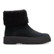 Clarks Svart dam ankel boot - Torhill Turn Black, Dam