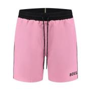 Hugo Boss Starfish Baddräkt - Rosmönster Pink, Herr