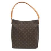 Louis Vuitton Vintage Pre-owned Canvas handvskor Brown, Dam