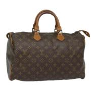 Louis Vuitton Vintage Pre-owned Canvas handvskor Brown, Dam