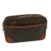 Louis Vuitton Vintage Pre-owned Canvas kuvertvskor Brown, Dam