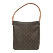 Louis Vuitton Vintage Pre-owned Canvas handvskor Brown, Dam