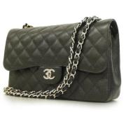 Chanel Vintage Pre-owned Laeder axelremsvskor Black, Dam