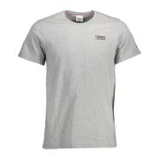 Tommy Hilfiger Gray Cotton T-Shirt Gray, Herr