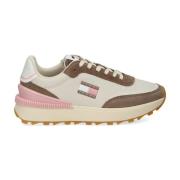 Tommy Jeans Bruna Sneakers, Textil, Patchat Logotyp Multicolor, Dam