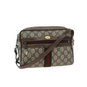 Gucci Vintage Pre-owned Canvas gucci-vskor Beige, Dam