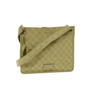 Gucci Vintage Pre-owned Canvas gucci-vskor Beige, Dam