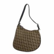 Fendi Vintage Pre-owned Nylon fendi-vskor Brown, Dam