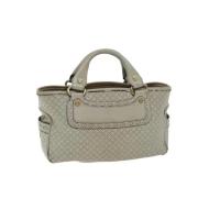 Celine Vintage Pre-owned Laeder handvskor Beige, Dam