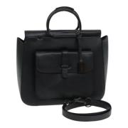 Gucci Vintage Pre-owned Laeder handvskor Black, Dam