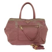 Prada Vintage Pre-owned Nylon prada-vskor Pink, Dam