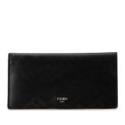 Fendi Vintage Pre-owned Laeder plnbcker Black, Dam