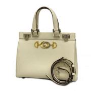 Gucci Vintage Pre-owned Laeder gucci-vskor White, Dam