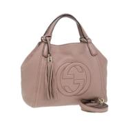 Gucci Vintage Pre-owned Laeder handvskor Beige, Dam