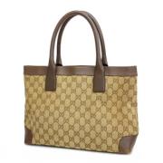 Gucci Vintage Pre-owned Canvas gucci-vskor Brown, Dam