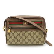 Gucci Vintage Pre-owned Canvas gucci-vskor Beige, Dam