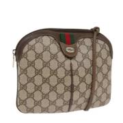 Gucci Vintage Pre-owned Canvas gucci-vskor Brown, Dam