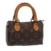 Louis Vuitton Vintage Pre-owned Canvas handvskor Brown, Dam