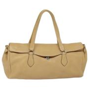 Prada Vintage Pre-owned Laeder totevskor Yellow, Dam