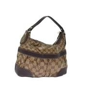 Gucci Vintage Pre-owned Canvas gucci-vskor Brown, Dam