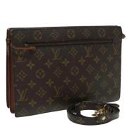 Louis Vuitton Vintage Pre-owned Canvas louis-vuitton-vskor Brown, Dam