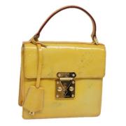 Louis Vuitton Vintage Pre-owned Laeder handvskor Yellow, Dam