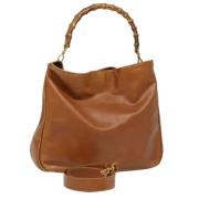 Gucci Vintage Pre-owned Laeder handvskor Brown, Dam