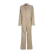 Dickies Ökensand Jumpsuit med Dragkedja Beige, Herr