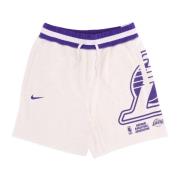 Nike Lakers Basketboll Shorts Lättvikts Courtside Beige, Herr