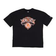 New Era NBA Infill Logo Tee Svart/Orange Black, Herr