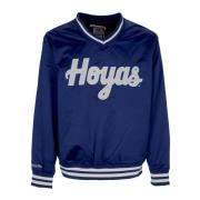 Mitchell & Ness Georgetown Hoyas Satinjacka Blue, Herr