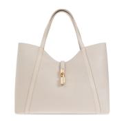 Furla Goccia XL tote väska Beige, Dam