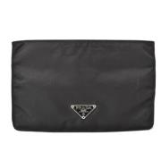 Prada Vintage Pre-owned Canvas prada-vskor Black, Dam