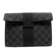 Gucci Vintage Pre-owned Canvas gucci-vskor Black, Dam