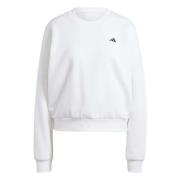 Adidas Essentials Small Logo Hoodie White, Dam