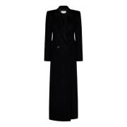 Alexander McQueen Svarta Aw23 Damjackor Kappor Black, Dam